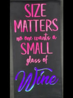 Hand Towels  Size Matters - No One Wants a Small Glass of Wine