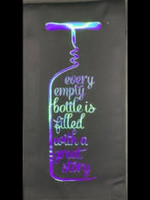 Hand Towels  Every Empty Bottle is Filled with a Great Story