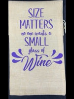Wine Gift Bags Size Matters - No One Wants a Small Glass of Wine