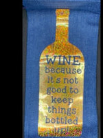 Wine Gift Bags Wine Because It's Not Good to Keep Things Bottled Up