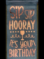 Wine Gift Bags Sip Sip Hooray - It's Your Birthday