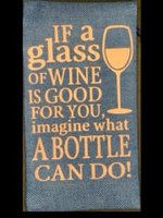 Wine Gift Bags If a Glass of Wine is Good For you, Imagine What a Bottle Can Do!