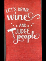 Wine Gift Bags Let's Drink Wine and Judge People